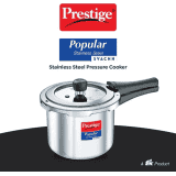 Prestige Svachh Popular Pressure Cooker | 3L | Stainless Steel | 20172