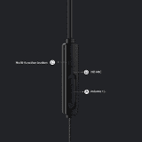 Remax | 711 Earphone Wired Headset Noise Cancelling Fashion in-Ear Earphone | Silver