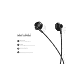 Remax | 711 Earphone Wired Headset Noise Cancelling Fashion in-Ear Earphone | Silver