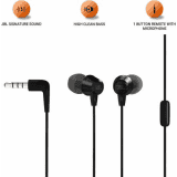 JBL Wired Headset | Black | T50HI
