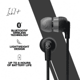 Skullcandy | Inkd Plus Wireless in-Earphone with Mic | Black/Gray