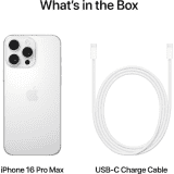 Apple iPhone 16 Pro Max | 256 GB | White Titanium