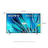 Sony BRAVIA 3 | 85 inch | 4K Ultra HD Google TV | Dolby Vision And Dolby Atmos | K-85S30