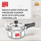Prestige Popular Svachh Aluminium Outer Lid Pressure Cooker | 2L