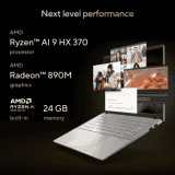 ASUS Vivobook S 14 OLED |  AMD Ryzen AI 9 HX 370 Processor 2.0GHz  | 24GB RAM | 512GB SSD | Cool Silver | M5406WA-PP962WS