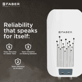 FABER FWG ZIPPY 3.0 Instant Water Geyser | 3 L | White