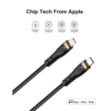 Salpido Crystal Dual Quick Charge 30W  USB C to Lightning Cable | 1M PD  Fast Charge | SDC 44 C L