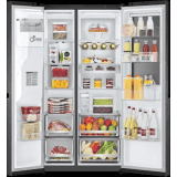 LG  | 630 L | 3 Star | Side By Side Refrigerator | GL-X257AMC3