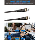 Salpido Crystal Dual Quick Charge 30W  USB C to Lightning Cable | 1M PD  Fast Charge | SDC 44 C L