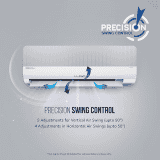 Lloyd Stylus 1.0 Ton  Wifi Inverter Split AC |  3 Star |  Changeable AC Panel |  White with Grey Facia | GLS12V3FOGSY