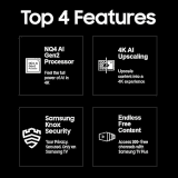 Samsung 4K Ultra HD AI Smart Neo-QLED TV  | 139 cm (55 inch) | Graphite Black | QA55QN85DBULXL