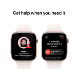 Apple Watch Series 10 | GPS | Cellular | 46mm | M/L | Rose Gold Aluminium Case with Light Blush Sport Band | Light Blush Strap | MWY73HN/A