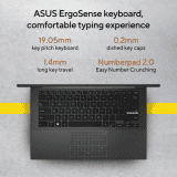 ASUS Laptop | AMD Ryzen 5 Quad Core 7520U | 8 GB | 512 GB SSD | Mixed Black | E1404FA NK522WS