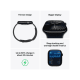 Apple Watch Series 10 | GPS | 46mm | Jet black Strap | MWWQ3HN/A