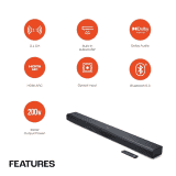 JBL Cinema SB510 Dolby Audio Soundbar with Built in Subwoofer | 200 W | JBLSB510BLKIN