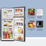 Godrej 472 L | 2 Star | Food Surface Disinfection with Nano Shield Technology Inverter Frost Free Double Door Refrigerator | RCI MT BK | Matte Black