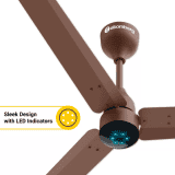Atomberg Renesa Ceiling Fan | 1200 mm | 3 Blade | BLDC Ceiling Fan with Remote Control & LED Indicators | Matt Brown