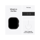 Apple Watch Ultra 2 | 49mm | M/L | Natural Titanium Case with Blue Trail Loop | Blue Strap | MX4L3HN/A