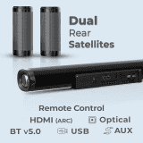 ZEBRONICS Zeb-Juke  Bar 9450 PRO | Dolby 5.1 soundbar | Powerful subwoofer