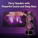 LG XBOOM RNC9 Karaoke Bluetooth Party Speaker | Double Super Bass Boost | Powerful Sound