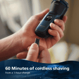 PHILIPS Shaver For Men | SkinProtect Technology | Deep Blue