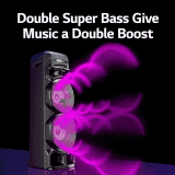 LG XBOOM RNC9 Karaoke Bluetooth Party Speaker | Double Super Bass Boost | Powerful Sound