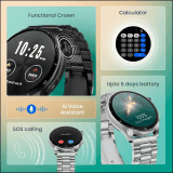 Fastrack Dezire FX1 Pro Smartwatch | AMOLED Display | 1.43 inch | Rose gold