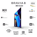 Sony BRAVIA 8 Series AI Smart QLED Google TV | 165 cm (65 inch) | 4K Ultra HD  | Black | K 65XR80