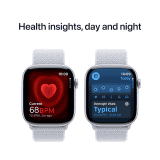 Apple Watch Series 10 | GPS | 46mm | Silver Aluminium with Blue Cloud Sport Loop | Blue Cloud Strap | MWWN3HN/A