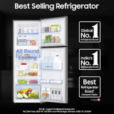 Samsung Digital Inverter Frost Free Double Door Refrigerator | 236 L | 3 Star | Elegant Inox | RT28C3053S8/HL