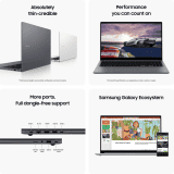 Samsung Galaxy Book 4 | Intel Core 5 120U | 16 GB | 512 GB | Gray | NP750XGK LG2IN
