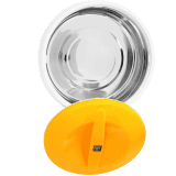 BlueBerrys Wave Yellow White, Inner Steel Casserole Gift Set Combo 600 ml 1200 ml 2000 ml | Thermoware Casserole Set
