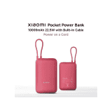 Xiaomi Pocket Power Bank | 10000mAh | 22.5W | Maroon | P15ZM
