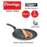 Prestige Omega Deluxe Granite  Non-Stick Dosa Tawa | 30cm | Black | 36862
