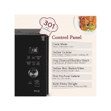 LG Charcoal Countertop Microwave Oven | 28 L | Scan to Cook Wi-Fi Enabled | Black | MJEN286VIW