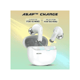 boAt Immortal 101 TWS Earbuds | 30 HRS Playtime Blazing LEDs | White Sabre