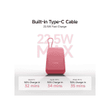 Xiaomi Pocket Power Bank | 10000mAh | 22.5W | Maroon | P15ZM