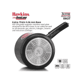 Hawkins Instaa Pressure Cooker | 3 L | Induction Inner Lid Cooker | Tall Body Hard Anodised Cooker | Black | IIH3T