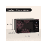 LG Charcoal Countertop Microwave Oven | 28 L | Scan to Cook Wi-Fi Enabled | Black | MJEN286VIW