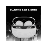 boAt Immortal 101 TWS Earbuds | 30 HRS Playtime Blazing LEDs | White Sabre