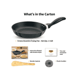 Hawkins Futura Nonstick Frying Fry Pan | 20 cm | Black | NF20