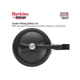 Hawkins Instaa Pressure Cooker | 3 L | Induction Inner Lid Cooker | Tall Body Hard Anodised Cooker | Black | IIH3T
