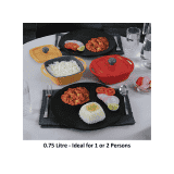 Hawkins Kitchen Gift Pack | 2.25 litre | 3 Pieces Set of Die Cast Square Mini Casseroles for Cooking | Red Yellow Grey | 23DGP