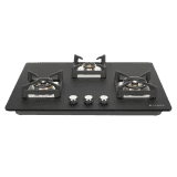 Faber HOB BELLA HT 753 BR AI FFD Automatic Hob | 3 Burner | Glass Top | Black