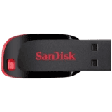 SanDisk Pen Drive | Cruzer Blade | 64 GB | Red Black