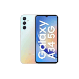 SAMSUNG Galaxy A34 5G | 8 GB | 128 GB | Awesome Silver |  SM-A346EZSCINS