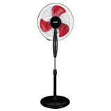 usha Colossus Pedestal Fan | Rust Free Aluminium Blade | 400mm | Red