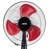 usha Colossus Pedestal Fan | Rust Free Aluminium Blade | 400mm | Red