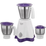 Preethi Crown MG-205 500 W Mixer Grinder with 3 Jars | White/Purple
