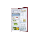 Samsung Single Door Refrigerator |  2 Star | 183 L | Scarlet Red | RR20C11C2RH/HL